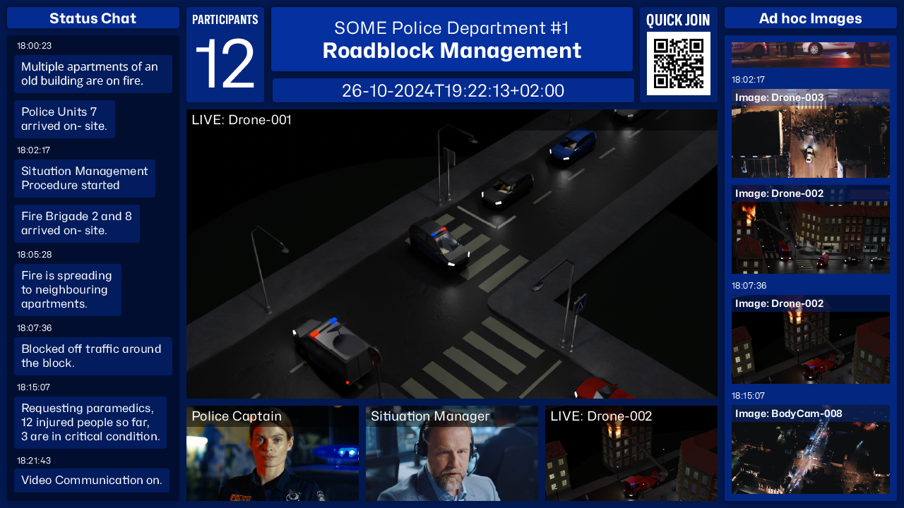 eyeson layout for roadblock management